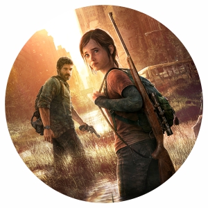 Наклейка на запаску - Last of Us